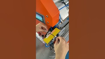 Semi automatic small tiny cable wire labeling machine label applicator video