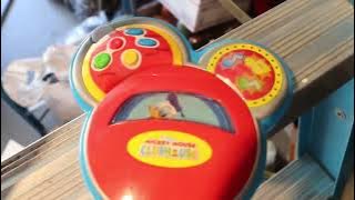 Paw Patrol on a Roll and Mickey Mouse Sing with Me CD Player DOUBLE DESTRUCTION