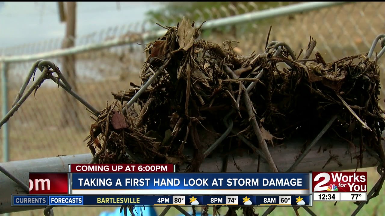 Mike Collier takes a look at storm damage - YouTube