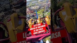 Let’s ride the WRATH OF RAKSHASA dive coaster at Six Flags Great America on Opening Day 2026!