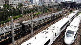 2019/04/13 【中国鉄道】 高速 & 快速 上海駅 | China Railway: Express & High-Speed at Shanghai