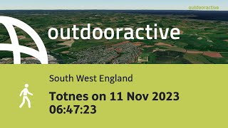 Interactive 3D video: Totnes on 11 Nov 2023 06:47:23