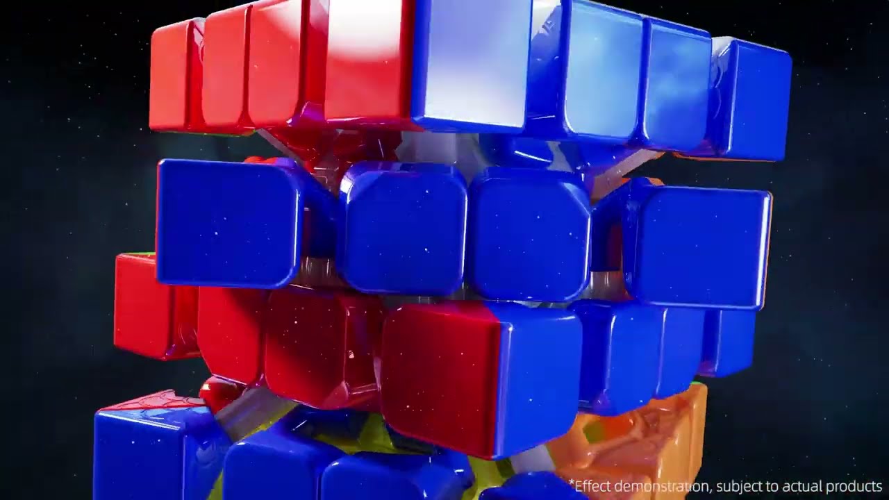 Moyu Magnetic 4x4x4 cube AoSu V7, puzzle intellectual toy magic