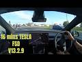 Saturday morning Tesla Full Self Driving Melbourne, Australia