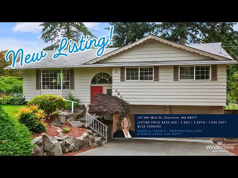 137 NW 181st Street, Shoreline, WA home video tour