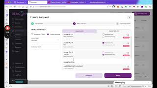 How to request inventory in Beacon Net Worth