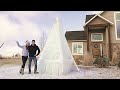 How we made our ICE TREE | timelapse |