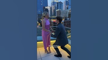 He used to fake propose to his girlfriend until this happened ❤️