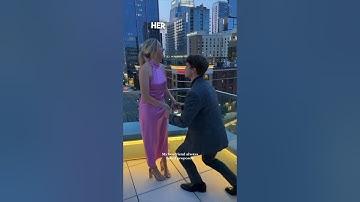 He used to fake propose to his girlfriend until this happened ❤️