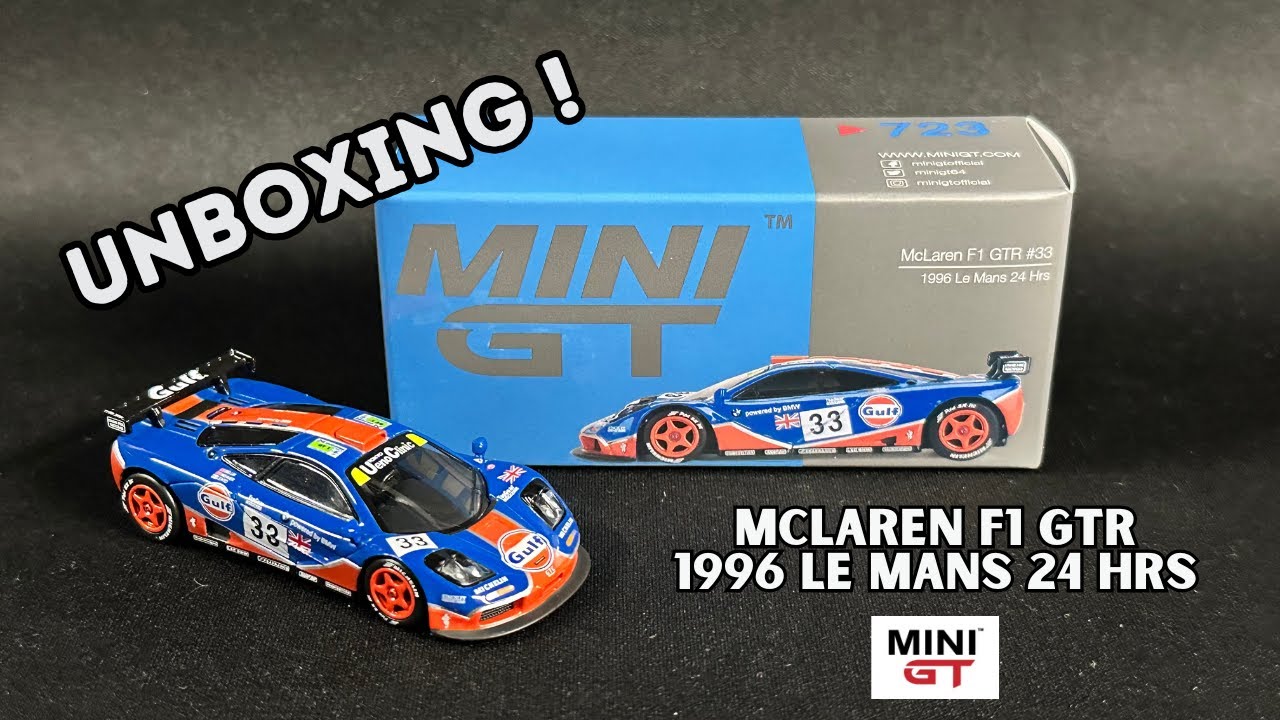 Diecast model cars McLaren F1 1/18 Solido GTR No.33 Gulf 24h Le Mans 1996 R.Bell