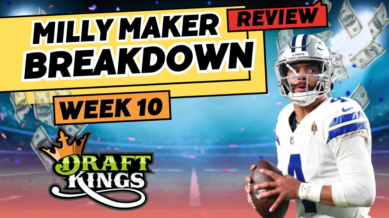 nfl-dfs-week-10-milly-maker-review-youtube