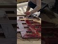 wood plank floor painting process #construction #painting #plank #floor #popular #shorts