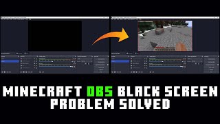 Minecraft OBS Black Screen Problem Fixed | 100% Working Solution