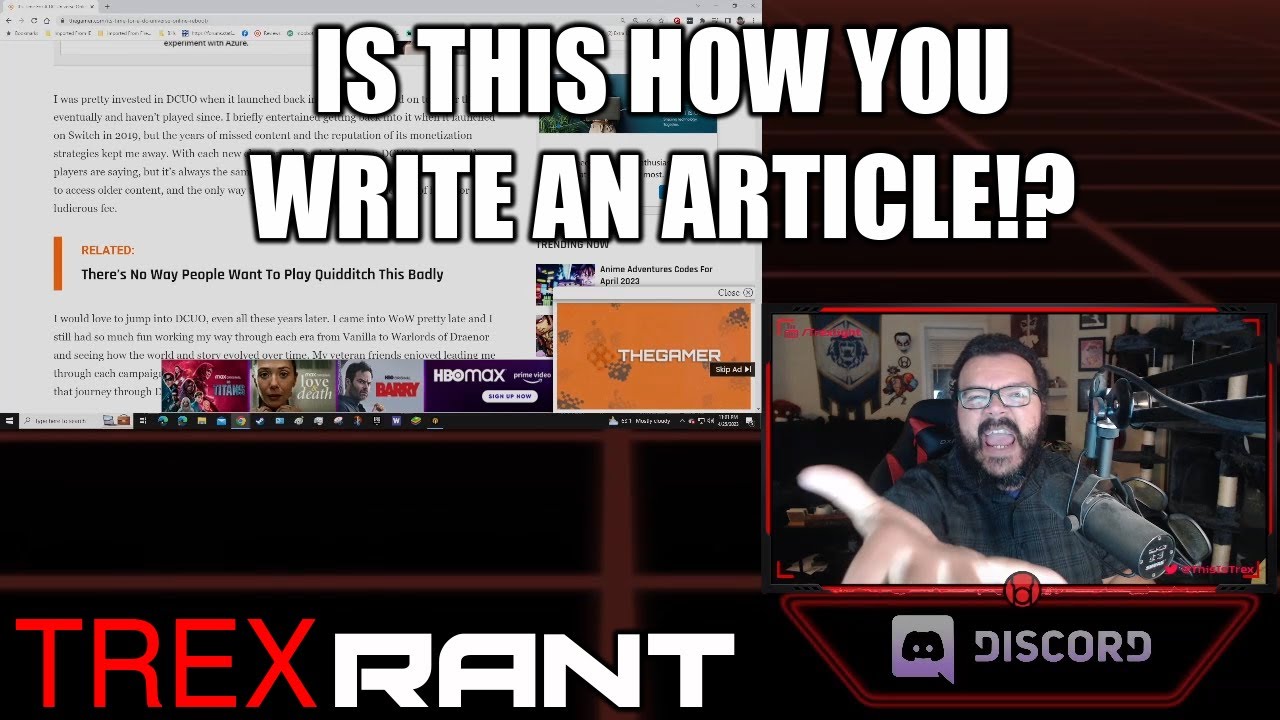 Trexrant - Is this How You Write an Article!?