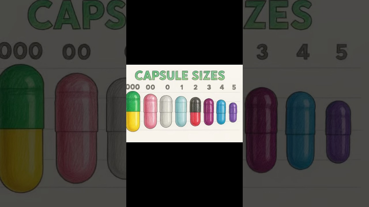 Capsule sizes