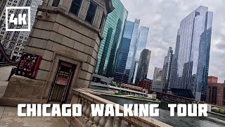 Cloudy afternoon walk in the beautiful city of Chicago