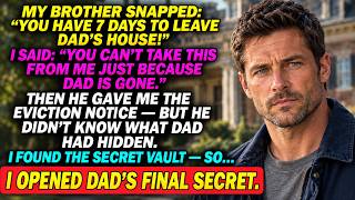 My Brother Tried to Evict Me From Dad’s Estate — Then the Lawyer Opened the Vault