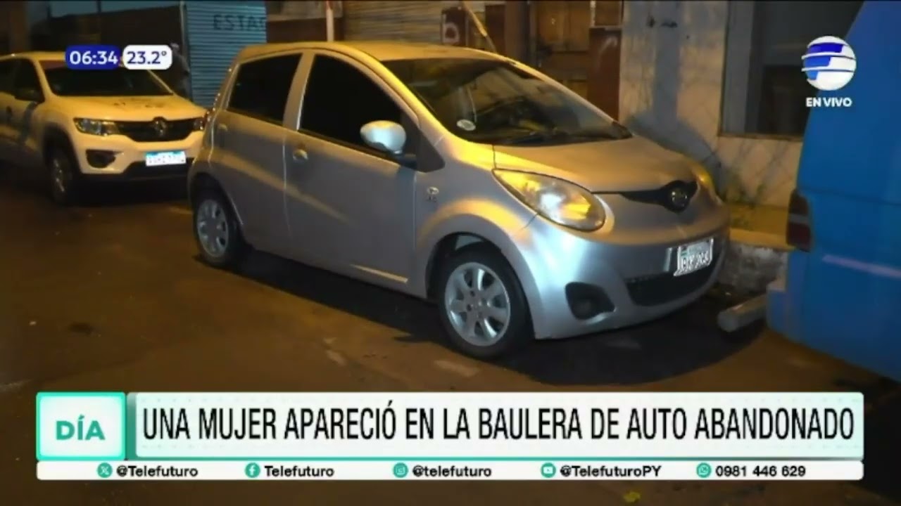 Encuentran a una mujer oculta en la baulera de un auto en Villa Morra