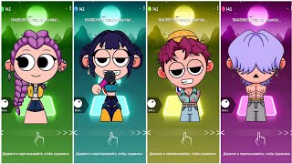 Kpop Demon Hunters: Tiles hop EDM RUSH #189 screenshot 2