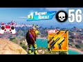 56 Elimination Solo Vs Squads Gameplay Wins (NEW Fortnite Chapter 5 PS4 Controller)