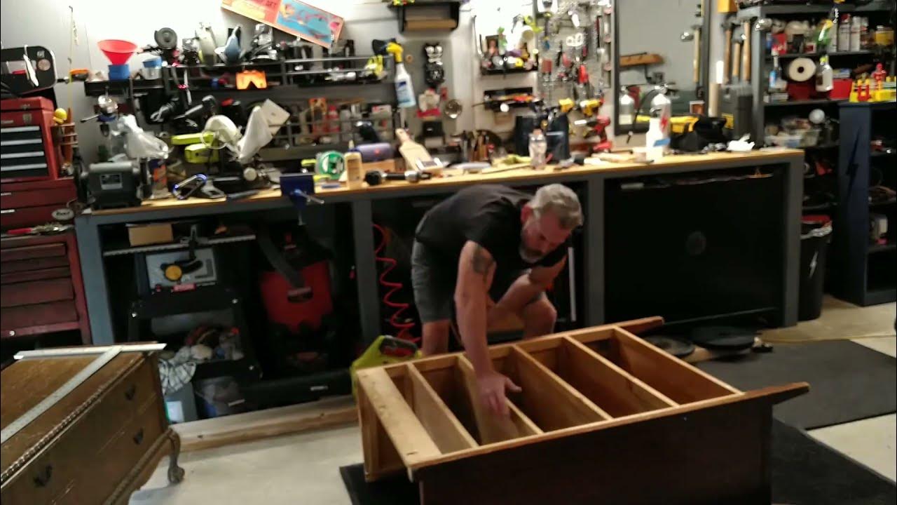 How I repaired a Vintage Dresser and Drawers. (wobbly dresser and