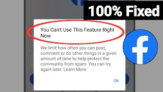 You Can't Use This feature Right Now | How To Fix You Can't Use This Feature Right Now |