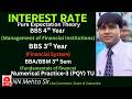 Interest Rate, BBS 4th & 3rd Year, BBA & BBM 3rd Semester #nnmehtasir #finance #pqy #tu #education