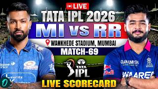 LIVE: RR vs MI IPL 2026 |Rajasthan Royals vs Mumbai Indians Match | IPL 2026 Commentary