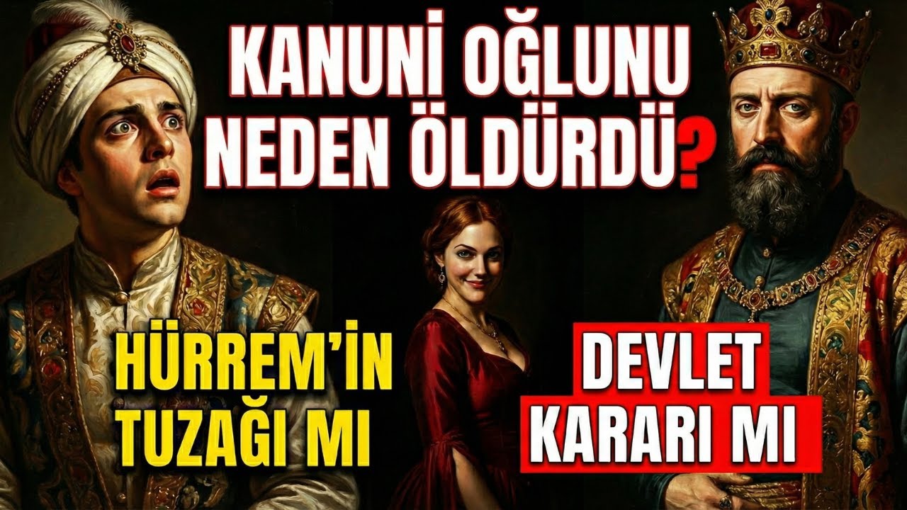 KANUNİ OĞLUNU NEDEN ÖLDÜRDÜ? HÜRREM'İN TUZAĞI MI YOKSA DEVLET KARARI MI?