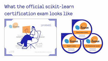 What the official scikit-learn certification looks like