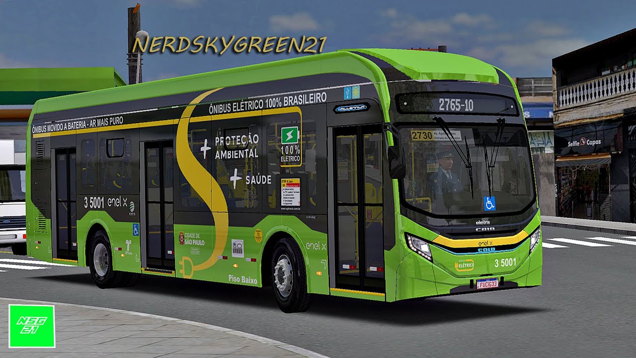 [OMSI 2] LANÇAMENTO Caio E-Millennium mb O-500U ELETRA | BUSÃO ELETRICO ...