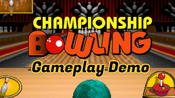 Championship Bowling Gameplay Demo On RetroPie Using Trackball - RetroPie Guy Arcade Video Game Demo