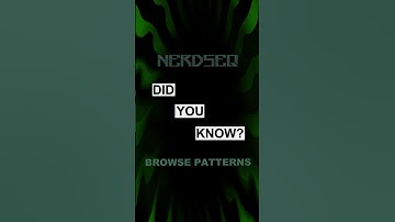 NerdSEQ Did you know? #3 Pattern browse
