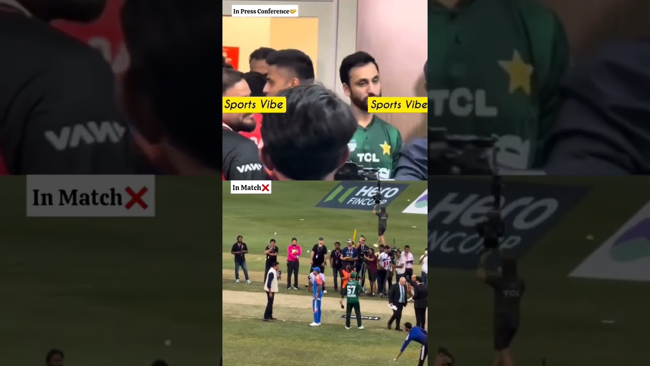 Indian captain Sky handshake in Press Conference🤝 but not in match ❌️😂 