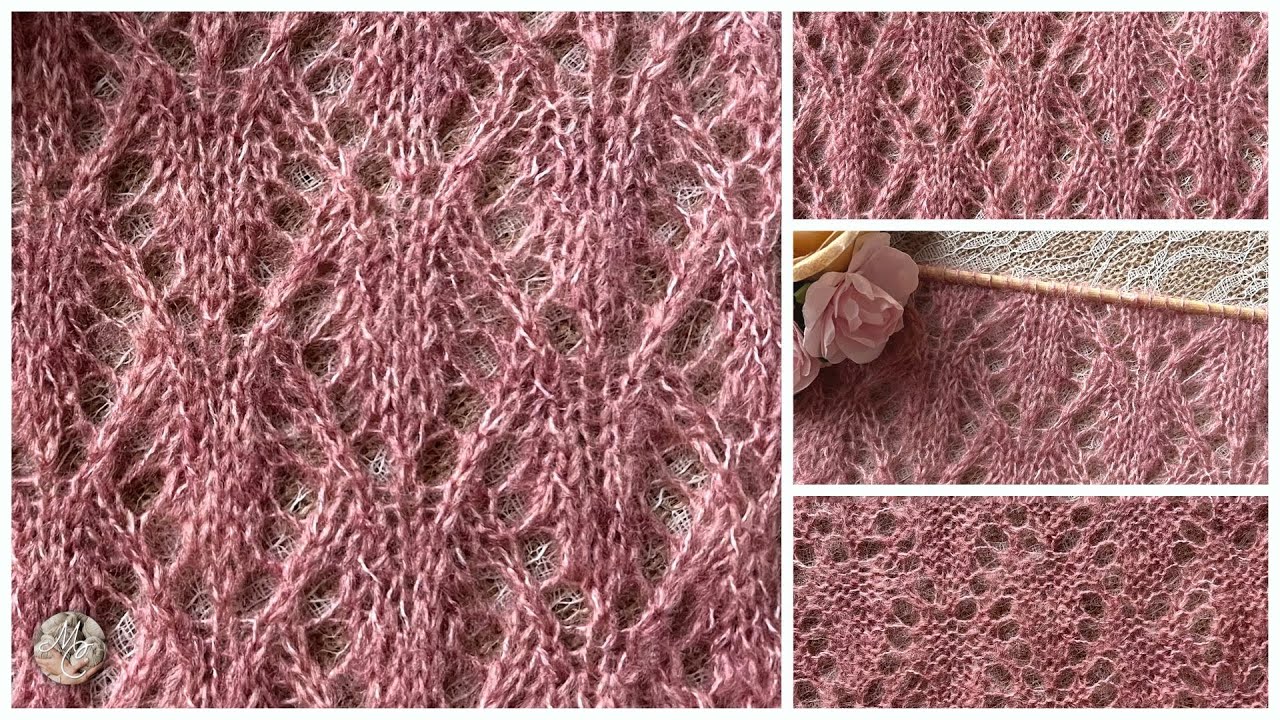 #345 De la DENTELLE ❣️ Motif au TRICOT 🧶 @mailanec #knitting #tutorial #pattern #tricot