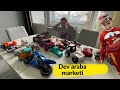 Talhanın oyuncak marketi kamyon vinç tır eskavatör araba marketi çocuk videoları kids #reklam değil