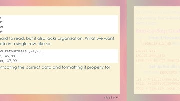 Scraping Data with Python