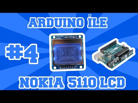 NOKIA 5110 LCD İle Arduino Kullanımı #4 - Resim Yazdırma / Kontrast