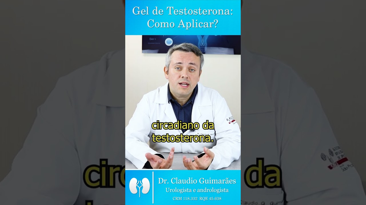 Como Aplicar Gel de Testosterona? | Dr. Claudio Guimarães