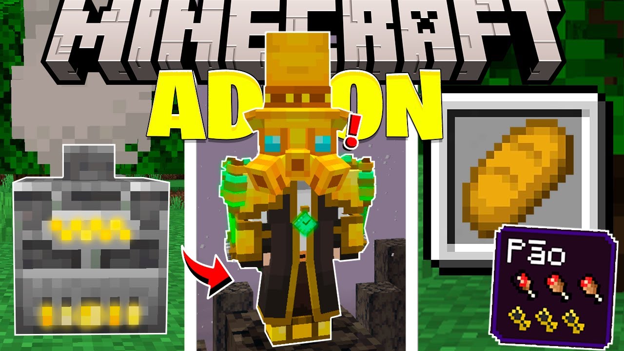🔥TOP 3 MELHORES ADDONS PARA O MINECRAFT PE 1.21+🔥(ATUALIZADO)🔥 - YouTube