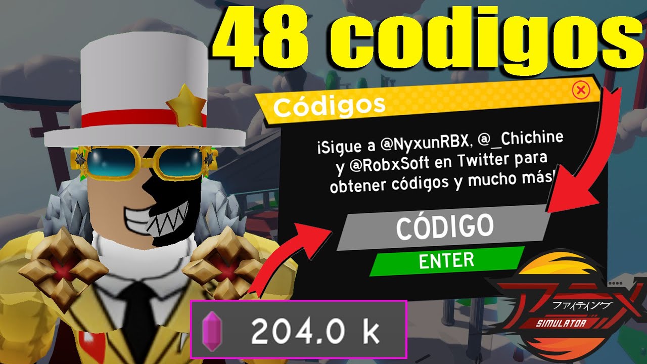 CODIGOS DE ANIME FIGHTING SIMULATOR CODES ROBLOX *CAPITULO 2* MODO