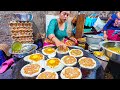 NEPALI STREET FOODS Across Kathmandu!! NEWARI Bara, Village CURRY, MOMO and More in Nepal!