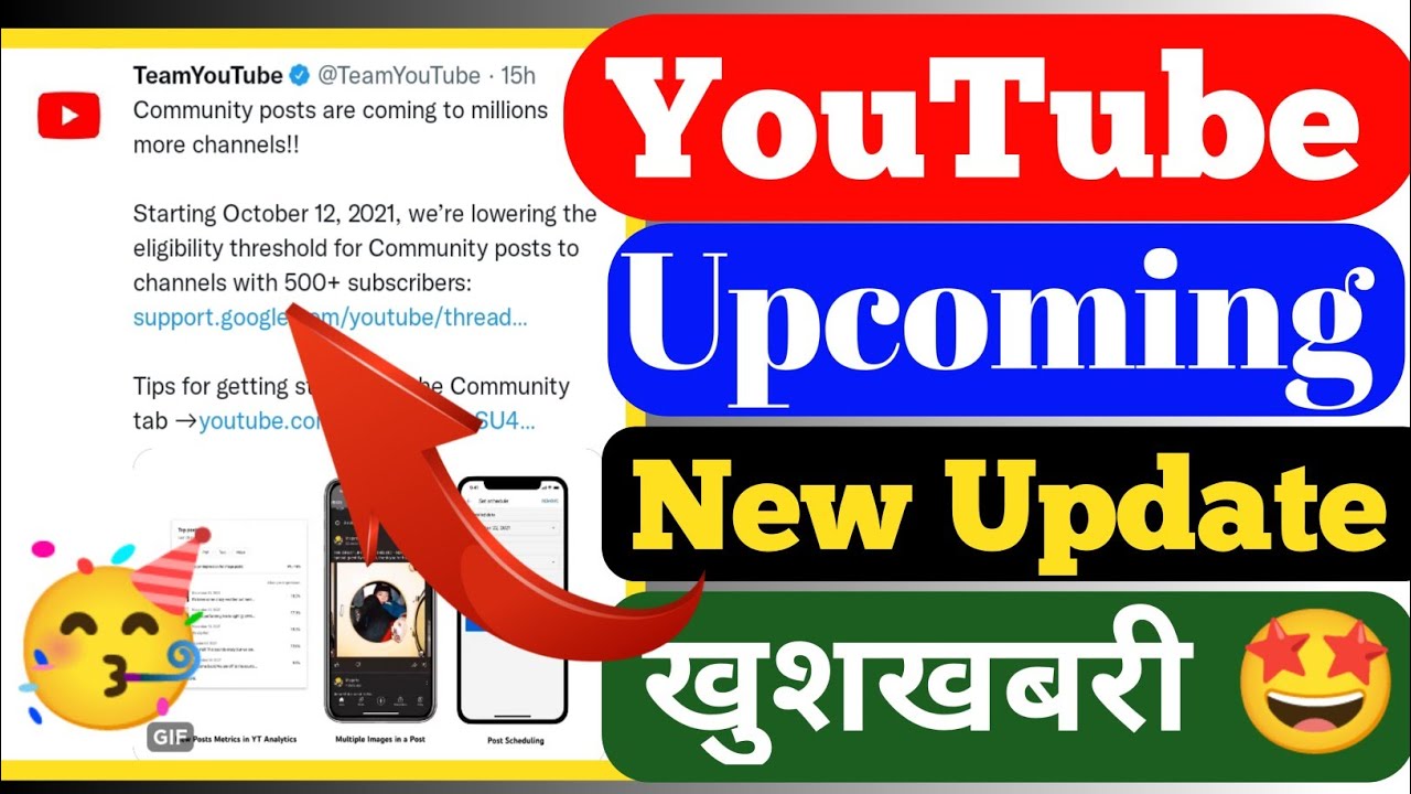 Youtube New Update 2021| Youtube Upcoming Updates | YouTube community tab new update