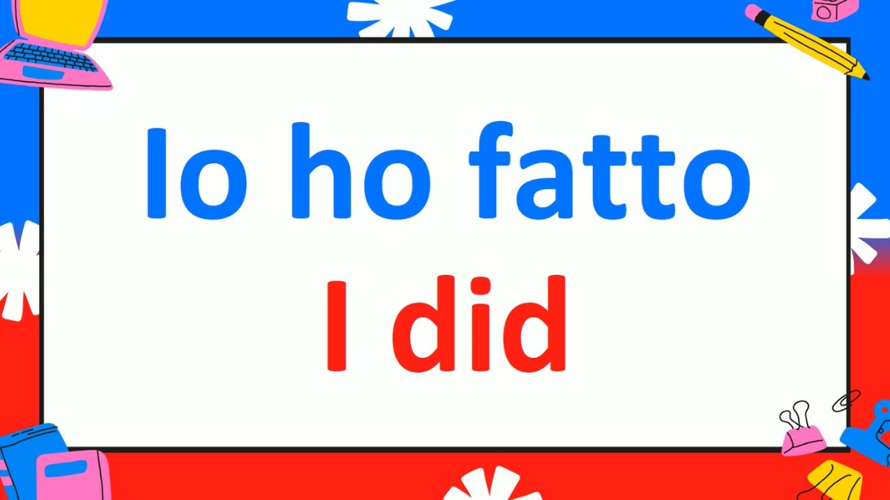 Learn the 35 Top Italian Verbs with Past Tense Conjugations and Practice Sentences!