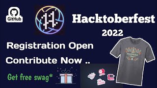 Hacktoberfest 2022 |Free Tshirt on 4PRs 👕| 1st Pull Request in HacktoberFest #hacktoberfest2022