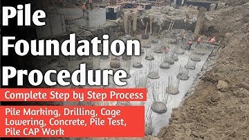 Pile Foundation Procedure l Complete Step By Step l Piling Work