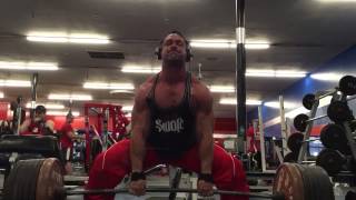 Greg Doucette 665 for 10 reps deadlift lbs 4 lbs words strongest IFBB PRO @207