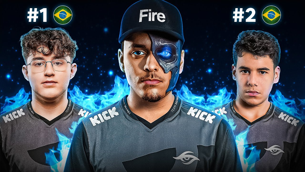 EU E OS DOIS MELHORES DO BRASIL DESTRUIMOS NA RLCS DO ROCKET LEAGUE