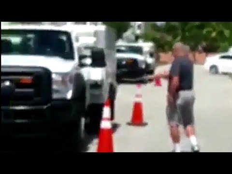 Florida Man Shoots AT&T Truck for Parking in Front of his House (Actual Video) TheFireArmGuy