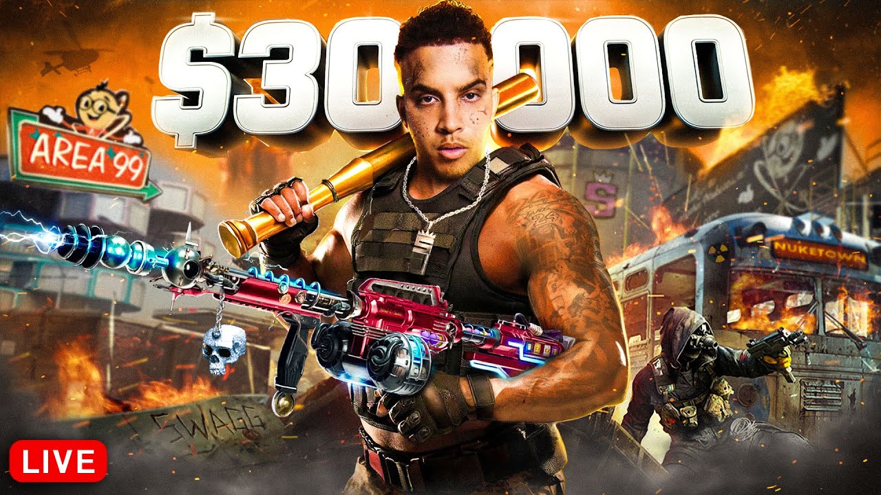 🔴 LIVE - $30,000 WARZONE 2v2 KILL RACE TOURNAMENT | BLACK OPS 6 WARZONE ...